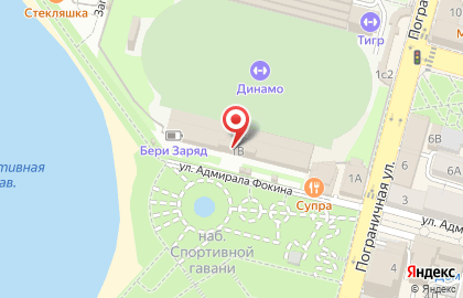 Розмари на улице Адмирала Фокина на карте