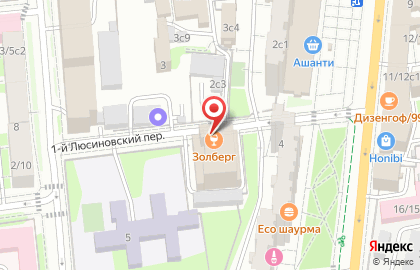 Золберг Рестобар на карте