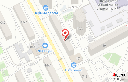 ОАО Банкомат, МОСКОВСКИЙ КРЕДИТНЫЙ БАНК на улице Льва Толстого на карте