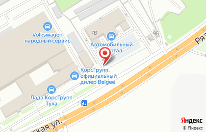 Магазин автомасел и автоаксессуаров и автоаксессуаров в Центральном районе на карте