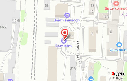 АЗС Балтнефть в Ленинградском районе на карте
