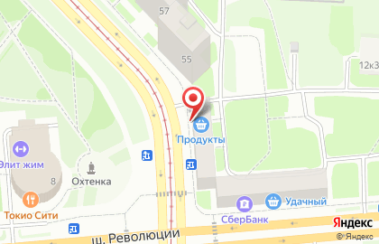 Продуктовый магазин в Санкт-Петербурге на карте