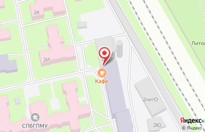 Столовая в Санкт-Петербурге на карте