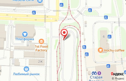 Автостоянка в Санкт-Петербурге на карте