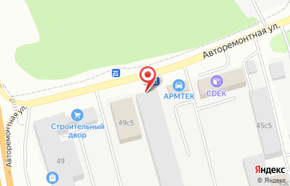 Шинный центр Мир колес на Авторемонтной улице на карте