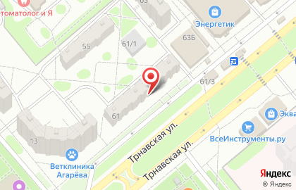 Зоомагазин 37 попугаев на Трнавской улице на карте