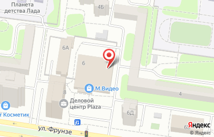 Банкомат АВТОВАЗБАНК, Автозаводский район на улице Фрунзе, 6 на карте