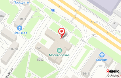 Культурный центр Москворечье в Москворечье-Сабурово на карте