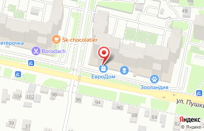 Салон-магазин Евродом в Ленинском районе на карте