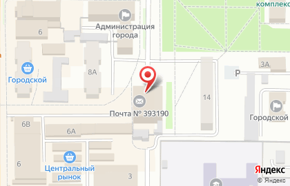 Почта Банк в Тамбове на карте