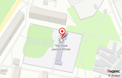 Частная школа-сад Юнэк на метро Некрасовка на карте