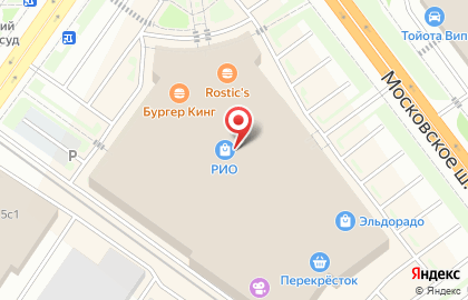 Супермаркет цифровой техники DNS на площади Гагарина на карте