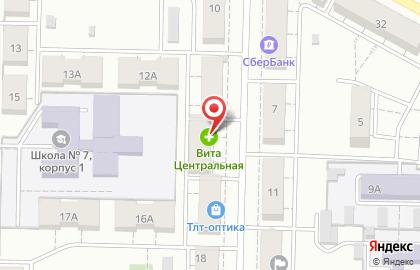 Аптека Вита на улице Пушкина на карте