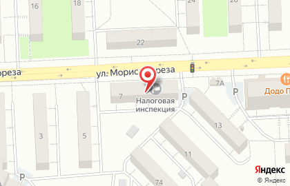 Межрайонная инспекция Федеральной налоговой службы № 21 по Самарской области в Железнодорожном районе на карте