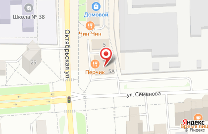 Пиццерия Перчик, пиццерия на Октябрьской улице на карте