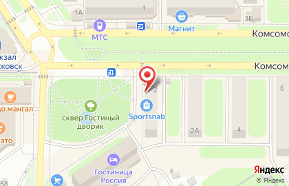 Магазин кондитерских изделий Тульский пряник на Комсомольской на карте