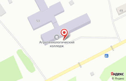 Агротехнологический колледж в Ялуторовске на карте