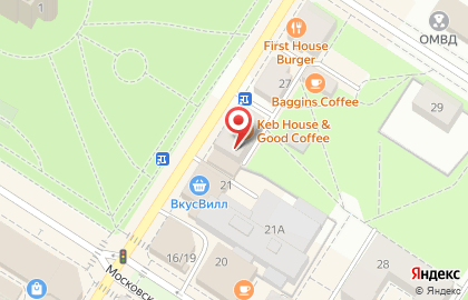 Кафе Keb House & Good Coffee на Оранжерейной улице, 23 в Пушкине на карте