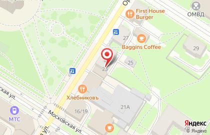 Кафе Keb House & Good Coffee на Оранжерейной улице, 23 в Пушкине на карте