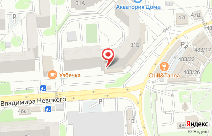 Магазин Gefest на улице Владимира Невского на карте