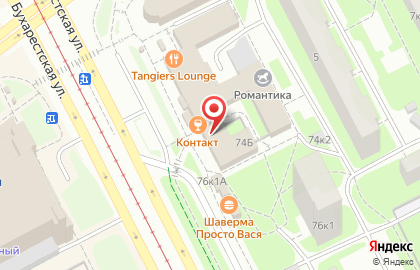 ВАКА на улице Бухарестская на карте