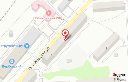 Стоматологический кабинет Соло-Дент на Октябрьской улице на карте