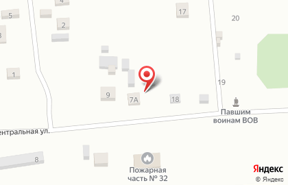Сеть продуктовых магазинов, Волжское РАЙПО на Центральной улице на карте