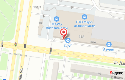 Магазин-пивоварня Burger в Автозаводском районе на карте