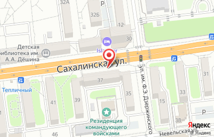 Секрет, ИП Меринов А.В. на Сахалинской улице на карте
