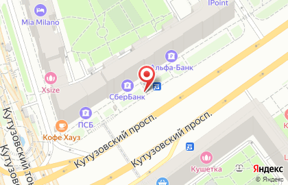 Мосгортранс на Кутузовском проспекте на карте