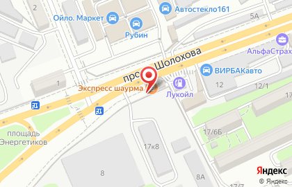 Автокомплекс АвтоКомплект61 на проспекте Шолохова на карте