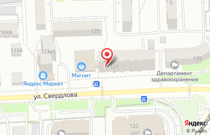 Салон-парикмахерская Ириска на улице Свердлова на карте