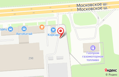 Символ на Московском шоссе на карте