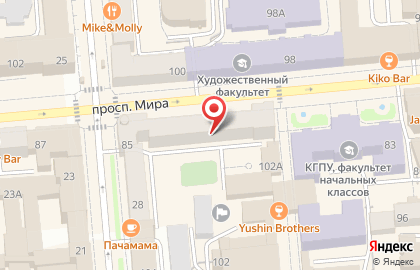 Кафе Мартиника в Центральном районе на карте