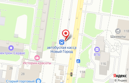 Автовокзал г. Тольятти на карте