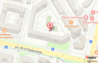 Рекламный щит 3х6м. на карте