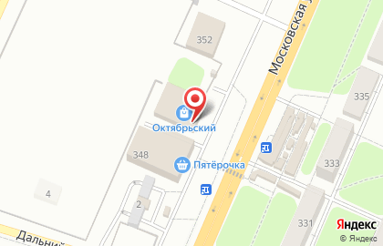 Магазин хлебобулочных изделий на Московской улице на карте
