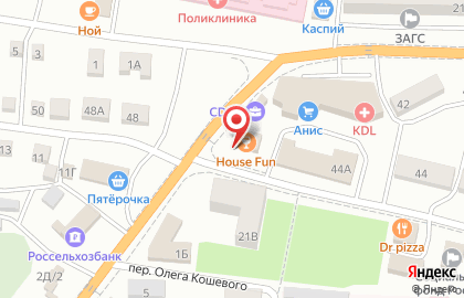 Микрокредитная компания Микрозайм-СТ в переулке Олега Кошевого на карте