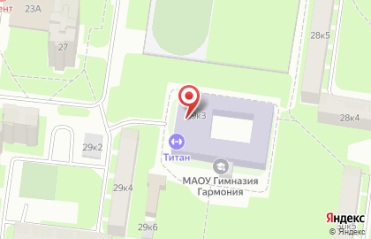 Вечерняя (сменная) общеобразовательная школа в Великом Новгороде на карте
