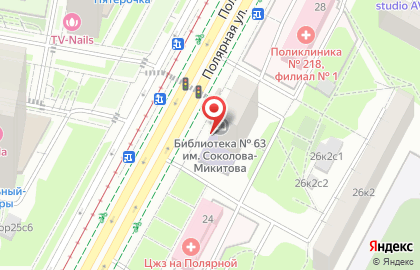 Библиотека №63 им. И.С. Соколова-Микитова на карте