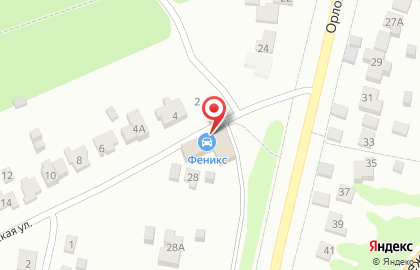 Автосалон Феникс в Привокзальном районе на карте