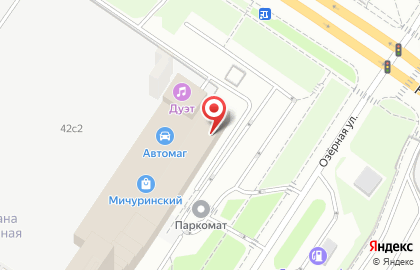 Московский Индустриальный Банк, ОАО на Юго-Западной на карте