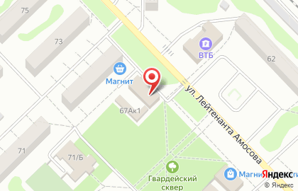 Тигрёнок в Калининском районе на карте