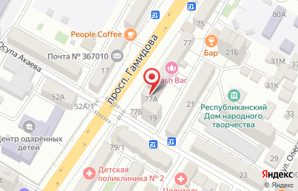 Ателье Модница на проспекте Гамидова на карте