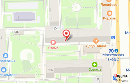 Детский сад №355 на Московском проспекте на карте