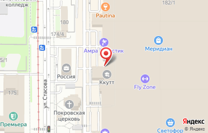 Сервисный центр ТехАС в Карасунском районе на карте