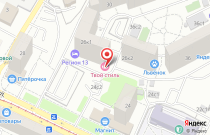 Салон Твой стиль на Михалковской улице на карте