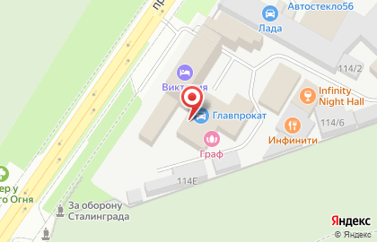 Аргон на проспекте Победы на карте