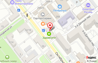 СПРЭЙ на Октябрьской улице на карте