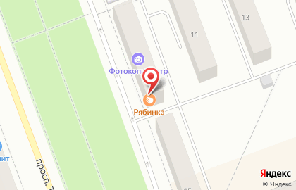 Банкетный зал Рябинка на проспекте Труда на карте